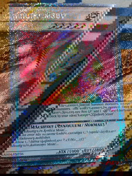 Qliphort Scout (Platinum Secret Rare, Yugioh)