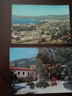 Καρτες Βόλος μεταχειρισμένες, μερική άποψη προς λιμένα και Μονή Οδηγήτρια