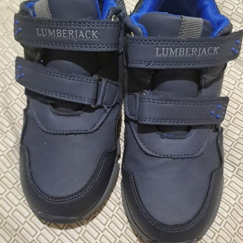 Lumberjack junior boots like new with scratches size 30 blue