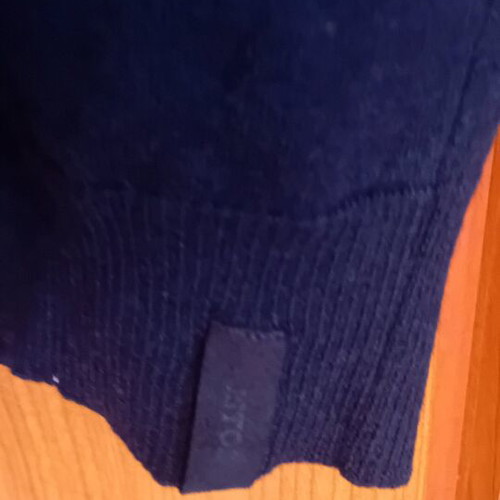Istos wool blue cardigan XXL used with Alcantara details