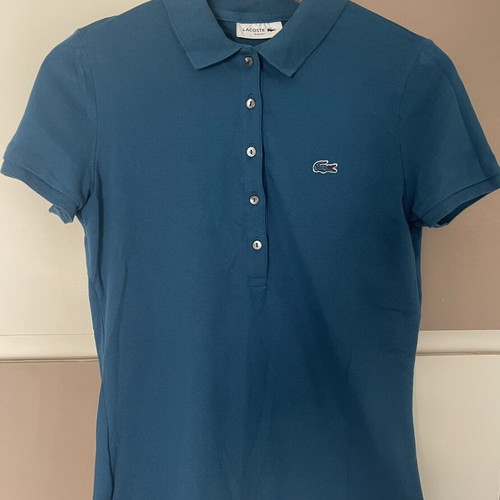 Lacoste polo shirt like new, size S 36, green