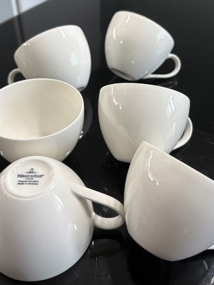 Σετ 6 νέων πορσελάνιων φλιτζανιών Villeroy & Boch Premium