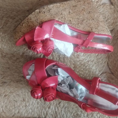 Karen Millen pink platform sandals size 37 used