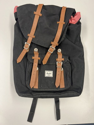 Herschel Little America σακίδιο πλάτης μεταχειρισμένο, μεσαίου όγκου 21 λίτρα, μαύρο
