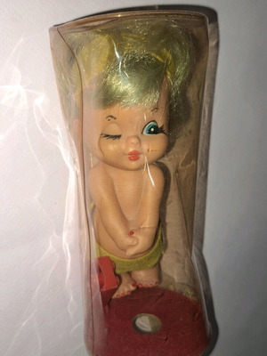 Vintage Greek doll new, 18 cm tall, in original box