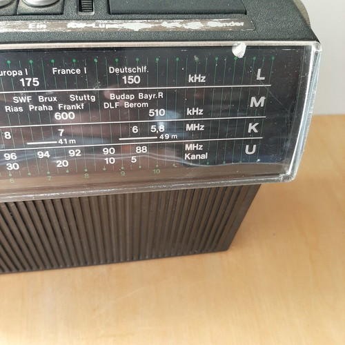 Graetz Pagino vintage portable transistor radio used, 1970s German