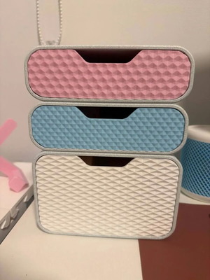 3D Printed Modular Storage Drawer with Geometric Design