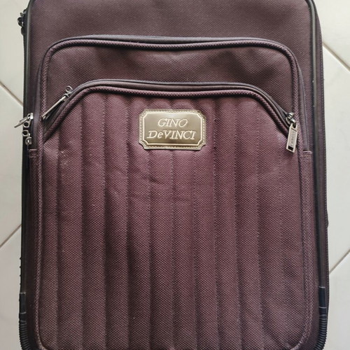 Gino de Vinci cabin suitcase brown like new