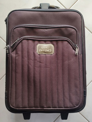 Gino de Vinci cabin suitcase brown like new
