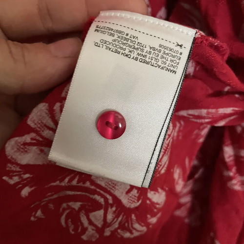 Superdry Mini Wrap Dress 100% Cotton Red Floral, Like New