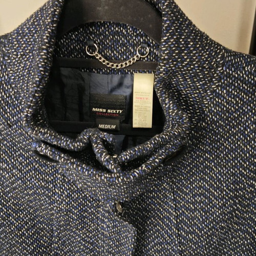 Miss Sixty coat dark blue like new