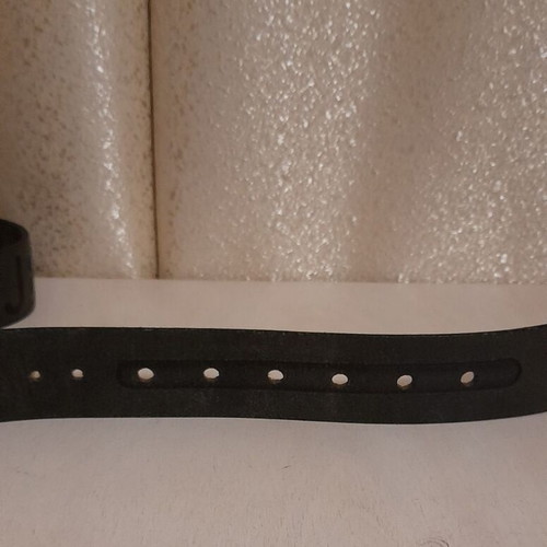 Gianni Versace leather belt used, vintage brown