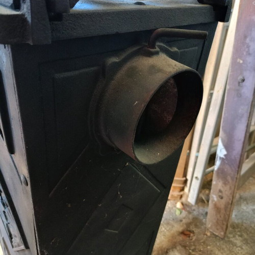 Cast iron stove used 30x30 height 80cm