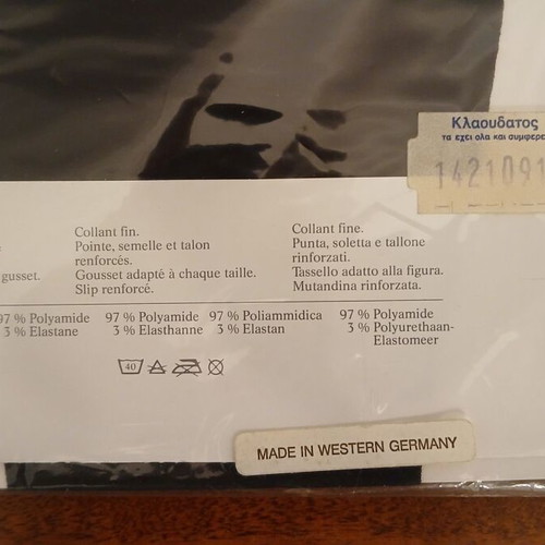 Elbeo Pikant tights No IV 46/48, black, 20 DEN