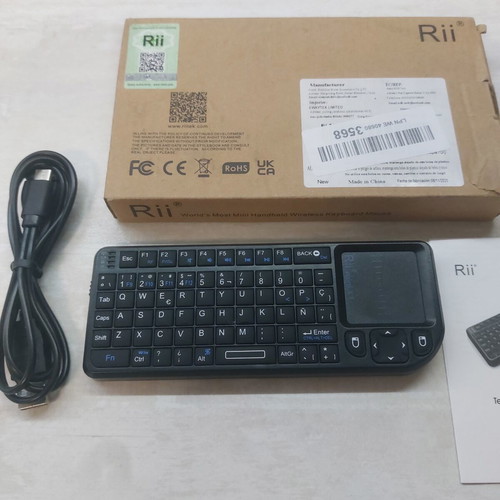 Rii X1 RT-MWK01 Mini Wireless Keyboard with Touchpad New