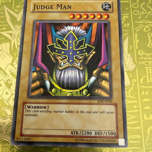 Judge Man SDK-E006 card like new