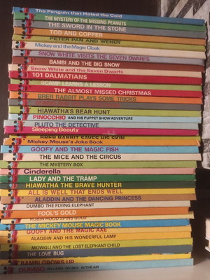 Walt Disney Production 37 books like new, vintage collection