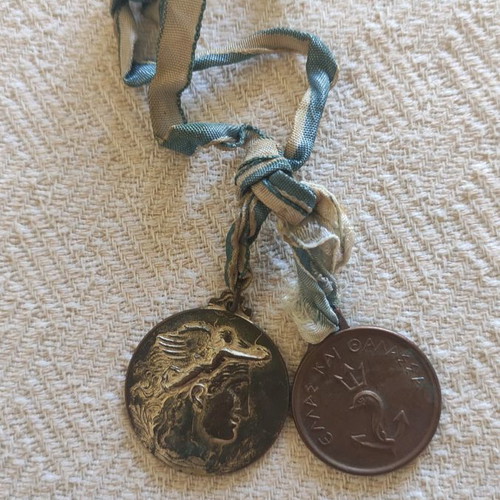 Collectible medals used, pack of 3, Naval Week 1978