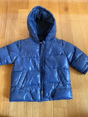 Benetton Baby jacket like new, 6-9 months, blue, 92 cm