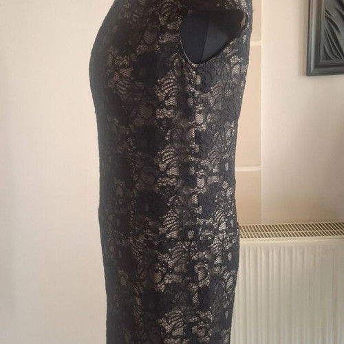 Gerard Darel Black Lace Midi Dress like new, cocktail party
