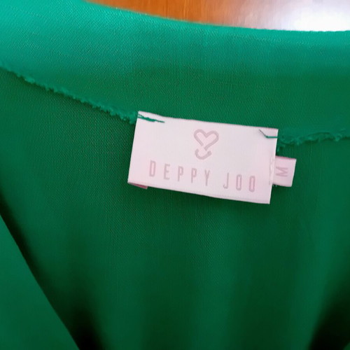 Linen maxi dress emerald green, like new, medium to large