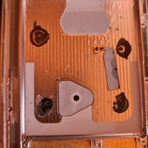 Galaxy Note 20 Ultra frame like new, silver with sim tray