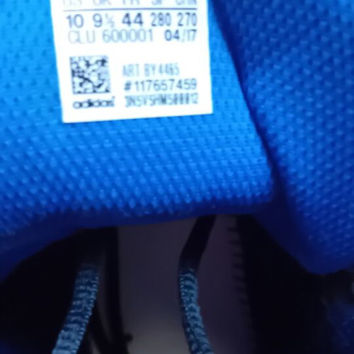 Adidas Performance Explosive Bounce Athletic Shoes size 44 used, blue and red