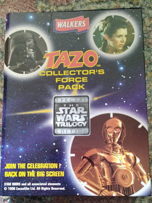 Walkers Star Wars Tazos collection like new, complete with Han Solo card