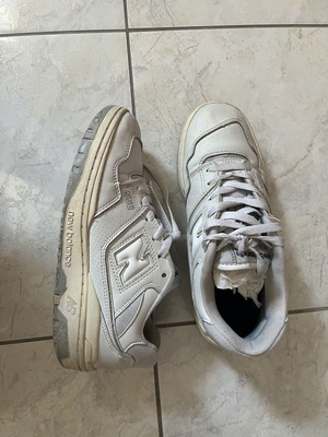 New Balance 550 sneakers used, size 38, white and grey