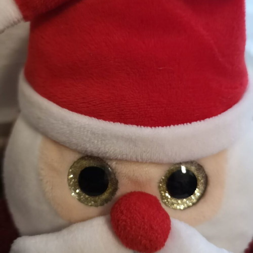 Plush Santa Claus used from Flying Tiger