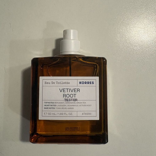 Korres Vetiver Root Eau de Toilette 50ml new, men's fragrance