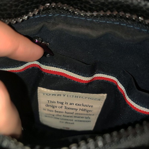 Tommy Hilfiger black crossbody bag like new