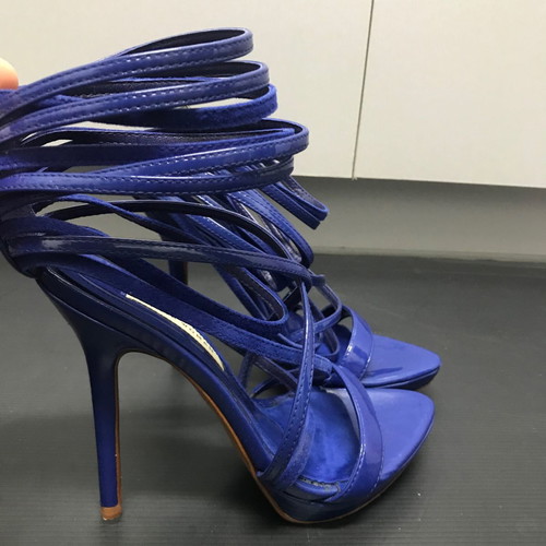Zara sandals used, size 37, blue