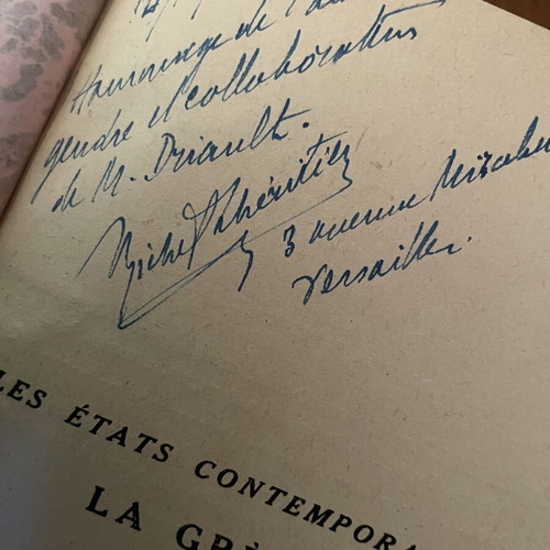 Michel Lheritier La Grece book used, French edition 1921