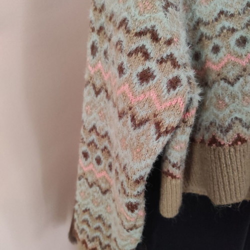 Zara crop sweater new, multicolor, size S/M