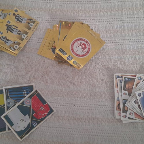 Cards used, many and plenty