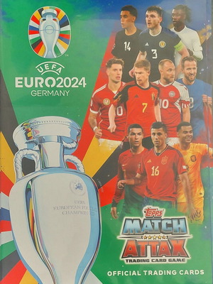 Κάρτες Euro 2024 Topps Match Attax base σαν καινούργιες, 300 τεμάχια