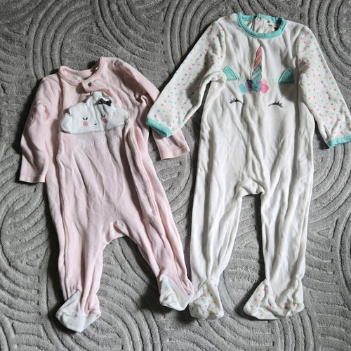 Velvet baby rompers new, 12 and 24 months, Orchestra