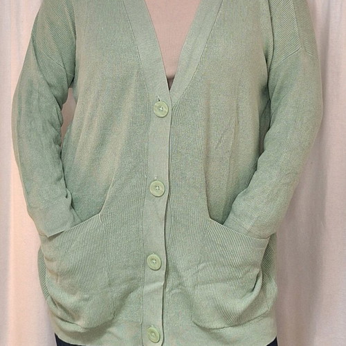 Stradivarius long knitted cardigan like new, size M