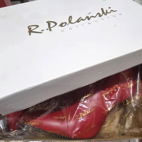 R.Polański red suede over-the-knee boots like new, size 40