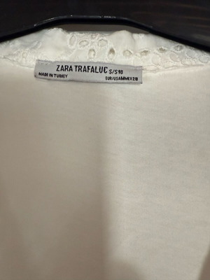 Zara shirt size M white like new