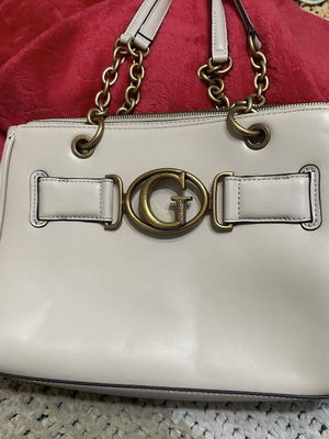 Guess shoulder bag beige new