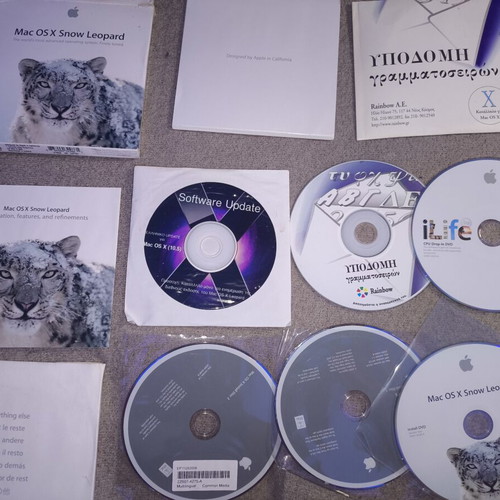 Apple macOS Snow Leopard installation CD