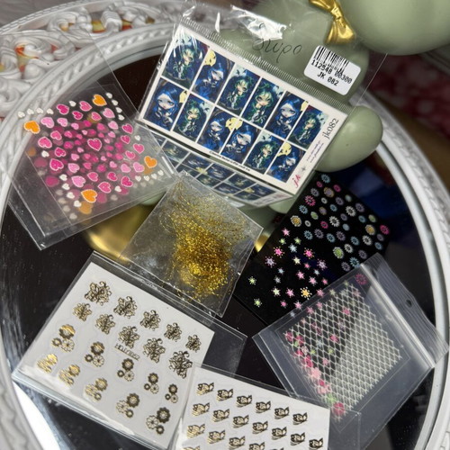 Nail Art Stickers and Decorations set for nails