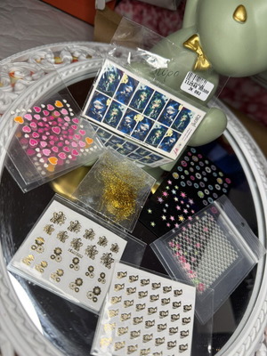 Nail Art Stickers and Decorations set for nails