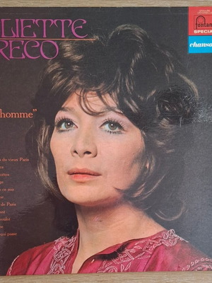 Juliette Gréco Mon Homme vinyl like new, vintage French chanson