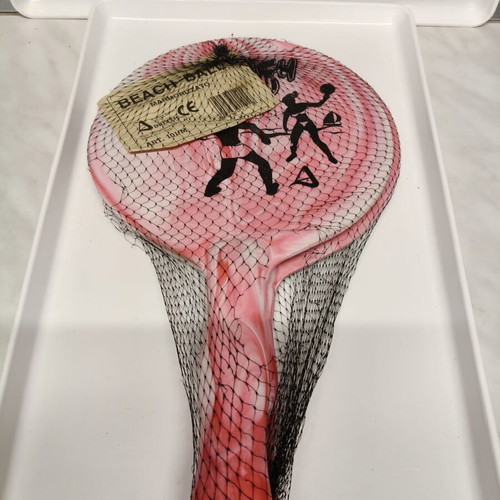 Vintage wooden beach rackets new with marble effect design