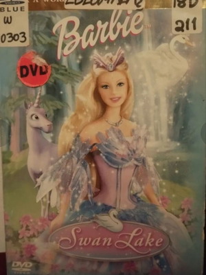 Barbie Swan Lake DVD употребяван, неработещ поради надрасквания