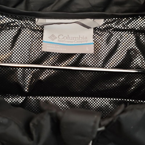 Columbia black jacket size L, like new