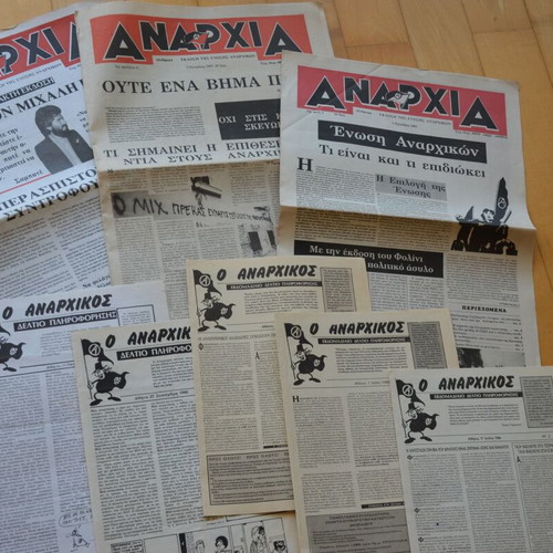 Anarchist Libertarian Anti-Authoritarian Periodicals 1981-1987 Like New Collection